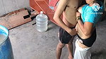 Desi Indian Boy and Housewife Double Chudai