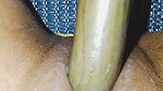 Bangladeshi girl fuking her tight pussy with begun brinjal.