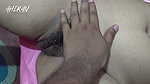Asian Indian Female Village Young Girl Forplay with Her Boyfriend. Pink Dress, Hairy Vulva and Tight Skin Ass.