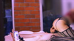 Hot waitress seduces her client and takes him to her house for a sex session with her tight vagina and a reverse cowgir fuck