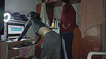 hot sex with one of her students ! she strips her naked and fucks her while she kept doing work to get through the year