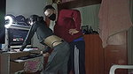 hot sex with one of her students ! she strips her naked and fucks her while she kept doing work to get through the year