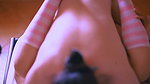 Hot hairdresser seduces her client in her beauty salon, getting fucked in different positions and getting spanked on her ass mie