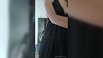 Hot 18 year old Latina schoolgirl in dress shows her teacher what’s under there