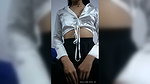 Hot 18 year old girl with perfect tits films herself for her teacher. Real homemade video