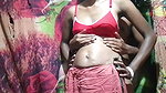 Desi Boudi Indian Hot Red Bra Beautiful