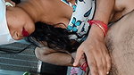 Stepsister Sloppy, Licking and Sucking Close up Blowjob to Bro with Hot Cum in Mouth- with Clear Dirty Talking in Hindi Voice
