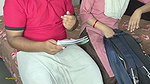 kusum Before going to school, comes to the neighbour stepuncle to get tips for the exam