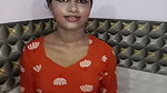Hot Desi Messy Blowjob & Standing Dogy Style Sex Orange Dress