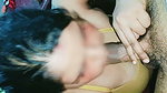 Hot big tits Punjabi sister-in-law is sucking my big cock and I put all cum in her mouth