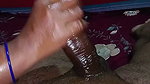 Hend job with hot tocking and cum out