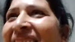 Desi lady showing big boobs and peeing in washroom