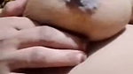 Desi lady showing big boobs and peeing in washroom