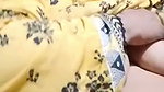 Desi lady showing big boobs and peeing in washroom