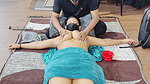 Indian Lisa (myra) getting my hairy pussy shaved by a stranger 1