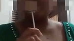 Very Hot Chubby Black Woman Playing with Her Body