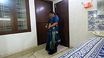 Sexy Bhabi in Blue Saree, Removing Saree to Show Here Sexy Chubby Body. Big Boss and Ass