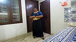 Sexy Bhabi in Blue Saree, Removing Saree to Show Here Sexy Chubby Body. Big Boss and Ass