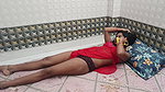 Desi Girl in Red Lingerie Home Sex – Doggy & Missionary Fuck