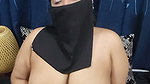 Cute Curvy Hijabi Girl Fingering Pussy and Full Nude in Doggy