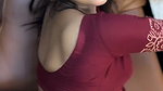 Awesome beautiful girl boobs cleavage expose in blouse (2) 1