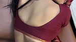 Awesome beautiful girl boobs cleavage expose in blouse (2) 1