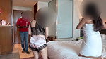 Hotlaavaa vovecouple with delivery guy