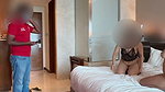 Hotlaavaa vovecouple with delivery guy