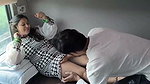 Unknown couple fucked in train