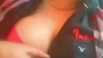 Desi Cute LOvr grl showing Booobs to BF
