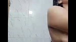 Sexy Girlfriend Bathing Showing On VC