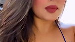 nikita sexy cleavage in blue top 1