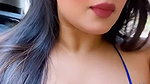 nikita sexy cleavage in blue top 1