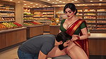 stealer get punished in supermarket shop