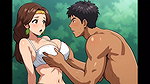 Tribal Woman With Man On Forest