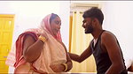 Step grandson fucked old stepmother
