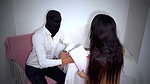 The boss interviewed a Muslim girl