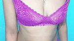Sexy wife home alone show boobs and masterbating