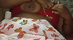 My wife spreads her pussy in front of her husband and shows him how delicious it is