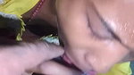 Indian desi girl Mouth fucking Cum in mouth deep throat face fuckin cum on face