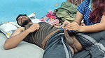 hand job, Malayali girl hand job with step brother