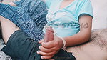 Desi Bhabhi’s wild handjob with hot hands & boobs fully exposed, you will lose control as soon as you see them!