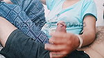 Desi Bhabhi’s wild handjob with hot hands & boobs fully exposed, you will lose control as soon as you see them!