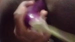 Anal sex big dildo