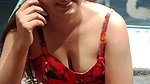 Actress Upasana deep cleavage boobs popping out at public 1
