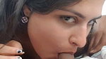 Beautiful girl giving blowjob to bf in car 1