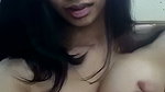 Beautiful girl groping herself with super hot expressions 1