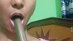 Horny Babe Masturbating With Big Brinjal,Giving Blowjob And Fucking With BF Updates 3