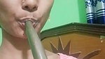 Horny Babe Masturbating With Big Brinjal,Giving Blowjob And Fucking With BF Updates 3