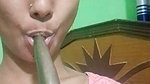 Horny Babe Masturbating With Big Brinjal,Giving Blowjob And Fucking With BF Updates 3